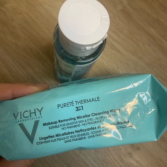 Set 2 Vichy - Makeup Remover-Waterproof Eye, Cleansing Wipes - Picture 4 of 4
